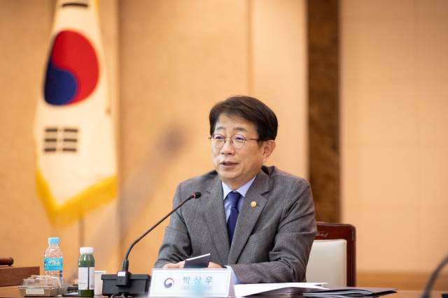 박상우 국토교통부 장관이 2일 국가공간정보위원회에서 발언하고 있다. 사진 제공=국토교통부