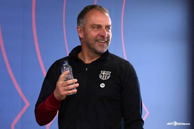 한지 플릭 바르셀로나 감독. /AFPBBNews=뉴스1