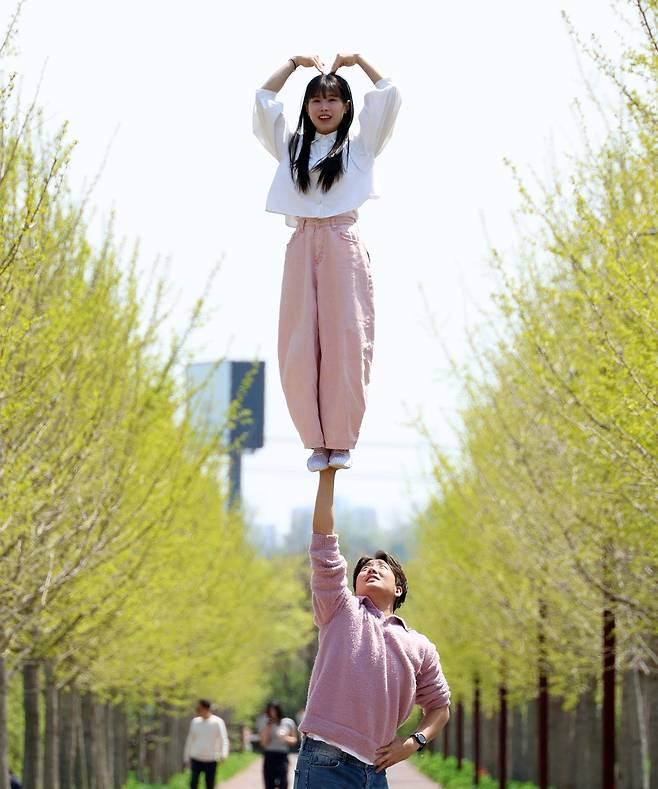 국가대표 출신 문은비-오태윤 치어리더 [촬영 강종구]