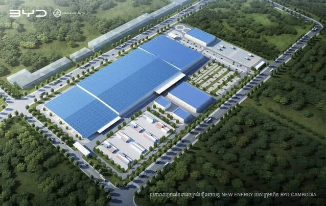 BYD 캄보디아 공장 조감도 (사진=BYD)