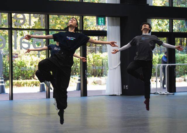 서울시발레단 '블리스' 연습 사진. 세종문화회관 제공