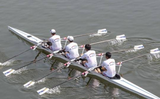 조정 쿼드러플스컬 경기 모습 [대한조정협회 홈페이지 캡처]