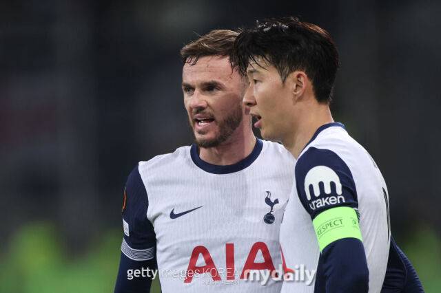 제임스 메디슨과 손흥민/게티이미지코리아