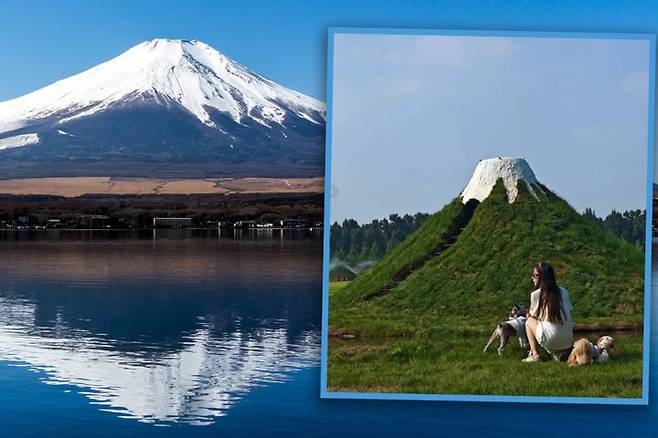 일본의 후지산을 모방한 허베이성의 ‘우주 환상의 땅’ 관광지. / 사진=홍콩 사우스차이나모닝포스트