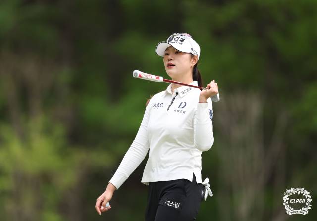 2연속 톱10 행진을 벌이고 있는 김민선7. 사진 제공=KLPGA