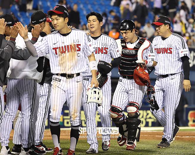 ▲ 박해민 오지환 박동원 김현수 LG ⓒ곽혜미 기자