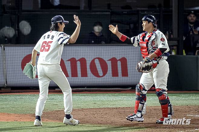 ▲ 정철원 ⓒ롯데 자이언츠