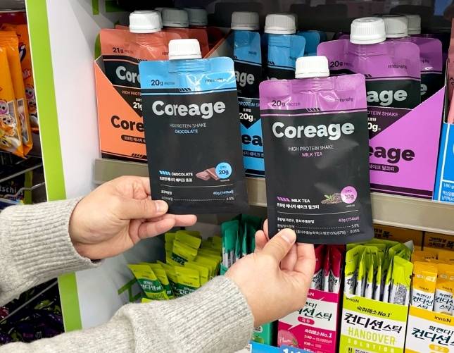 CU 프로틴 쉐이크./사진=BGF리테일 제공