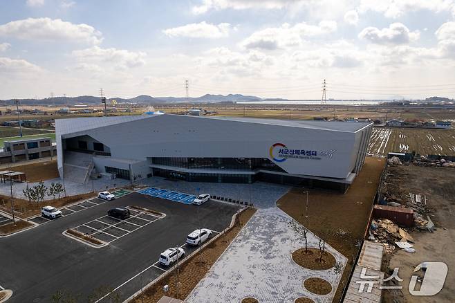 군산시 산북동에 들어선 서군산체육센터 전경.(군산시 제공. 재판매 및 DB금지)