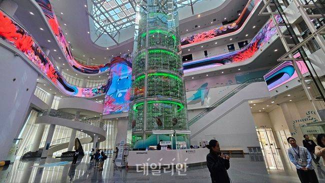 국립해양생물자원관 씨큐리움 내부 모습. ⓒ데일리안 장정욱 기자
