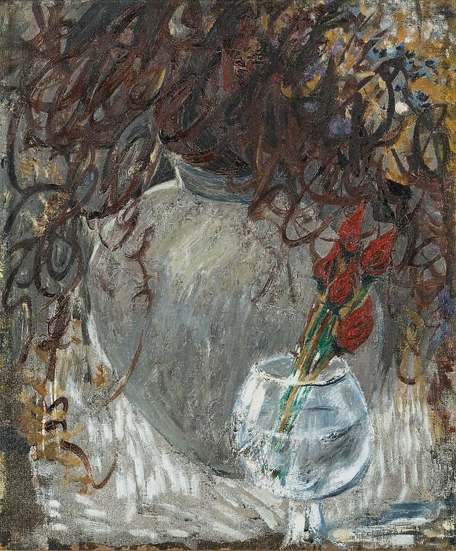 손상기 '시들지 않는 꽃'. 케이옥션 제공