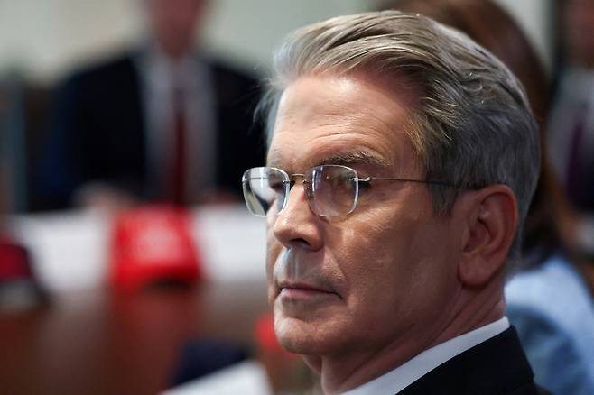 스콧 베선트 미국 재무장관. 로이터연합뉴스