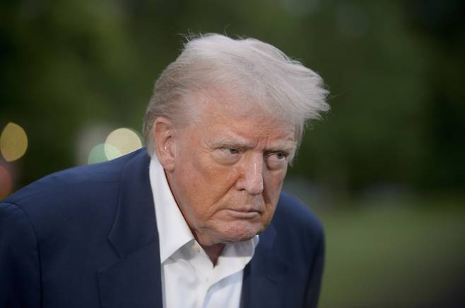 도널드 트럼프 미국 대통령. AP=연합뉴스