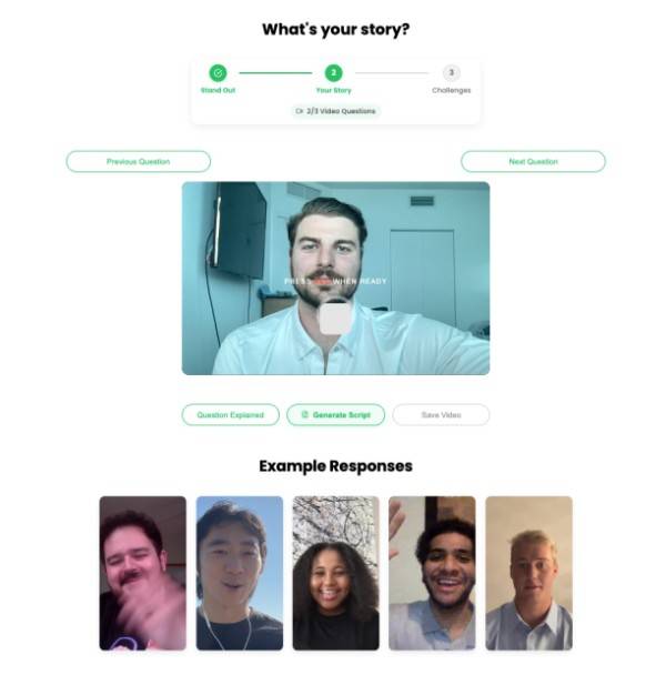 미국의 인공지능(AI) 스타트업 드래프트드(Drafted). 드래프트드 홈페이지 갈무리