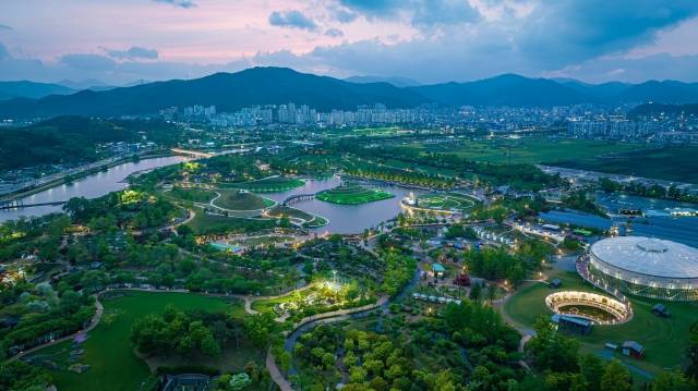 순천만국가정원 전경. 순천시 제공