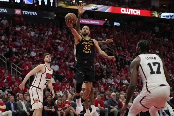 골든스테이트가 컨퍼런스 준결승에 진출했다. 사진= AP= 연합뉴스 제공