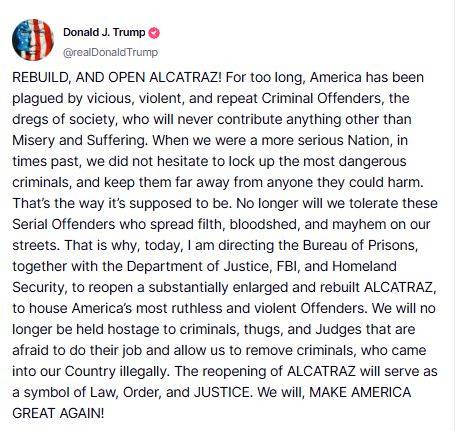 /사진=도널드 트럼프 미국 대통령 트루스소셜