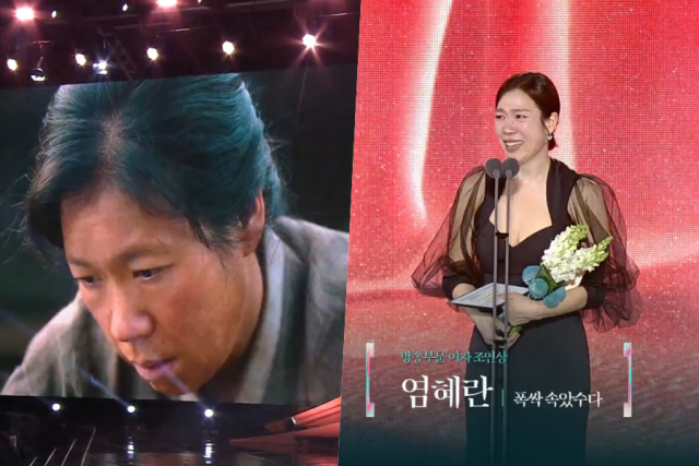 '제61회 백상예술대상' 염혜란 / JTBC·JTBC2·JTBC4 영상 캡처