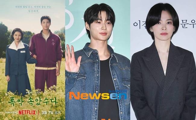 왼쪽부터 ‘폭싹 속았수다’ 포스터, 변우석, 송혜교/뉴스엔DB, 넷플릭스 제공