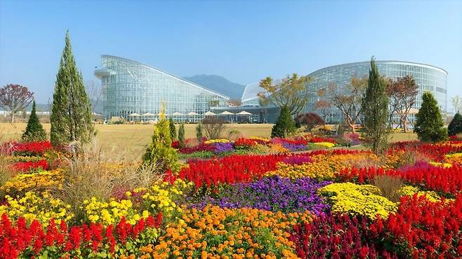 [세종=뉴시스] 국립세종수목원 전경. (사진=세종시 제공).photo@newsis.com *재판매 및 DB 금지