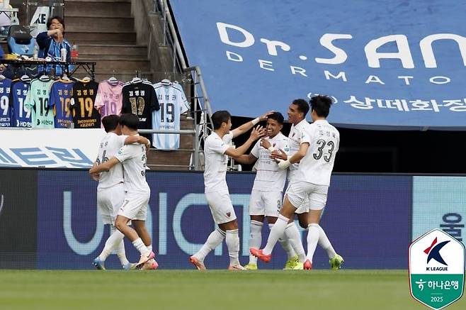 [서울=뉴시스] 프로축구 K리그1 포항 스틸러스의 오베르단. (사진=한국프로축구연맹 제공)
