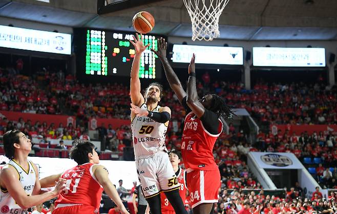 창원 LG 아셈 마레이. KBL