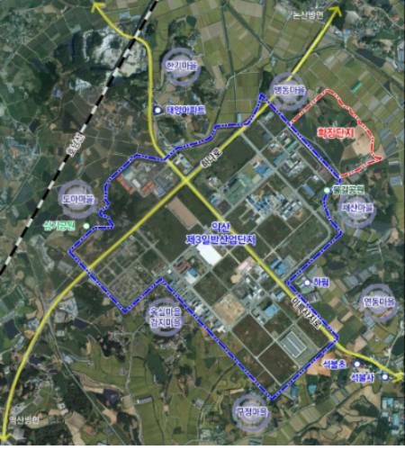 익산 제3산업단지. 익산시 제공