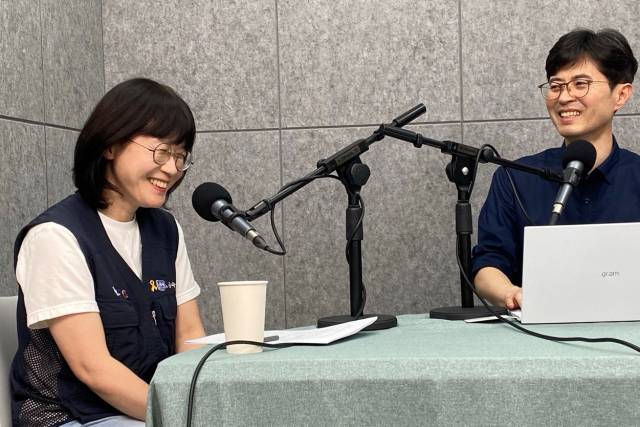 ▲<강상구 시사콕>에 출연한 최윤미 뚜벅이재단 이사. ⓒ프레시안