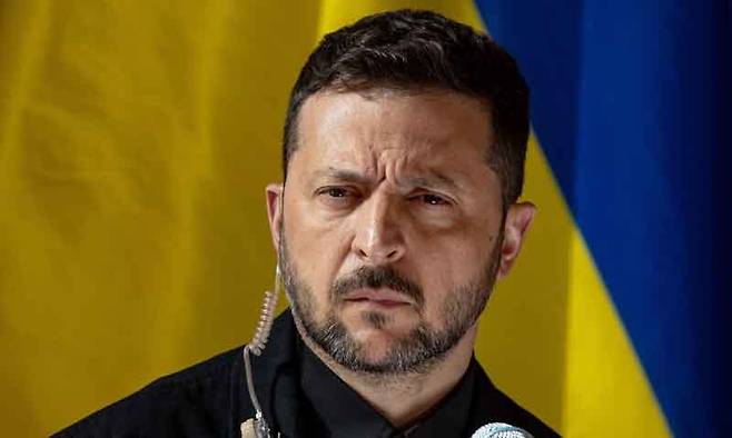 &nbsp;볼로디미르 젤렌스키 우크라이나 대통령. EPA연합뉴스