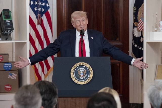 도널드 트럼프 미국 대통령. EPA 연합뉴스