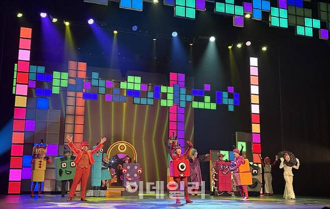 뮤지컬 넘버블록스 공연 장면(사진=김혜미 기자).