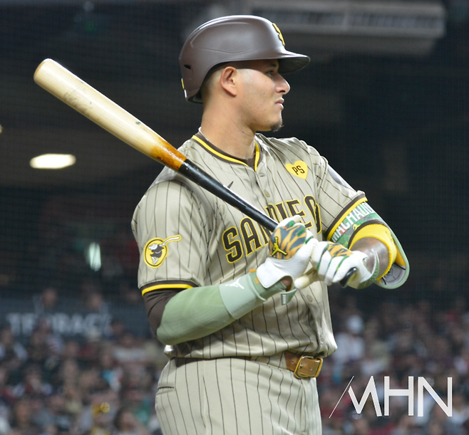 San Diego third baseman Manny Machado