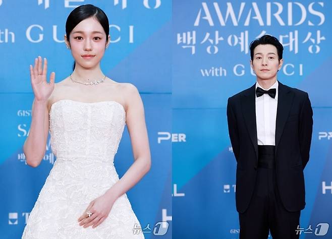 배우 노윤서(왼쪽)와 정성일 ⓒ 뉴스1 DB