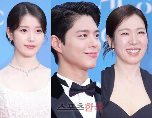 '백상예술대상'에 참석한 '폭싹 속았수다' 아이유, 박보검, 염혜란 ⓒ이혜영 기자 lhy@hankooki.com