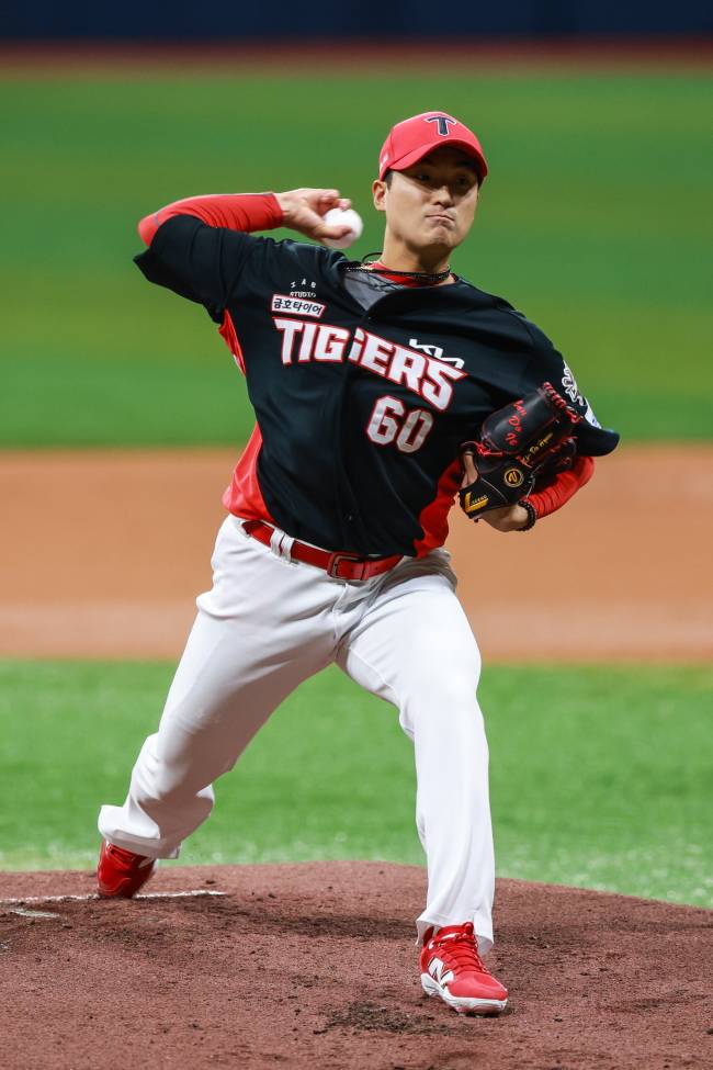 6일 고척 키움전에서 6이닝을 책임진 오른손 투수 김도현. KIA 제공