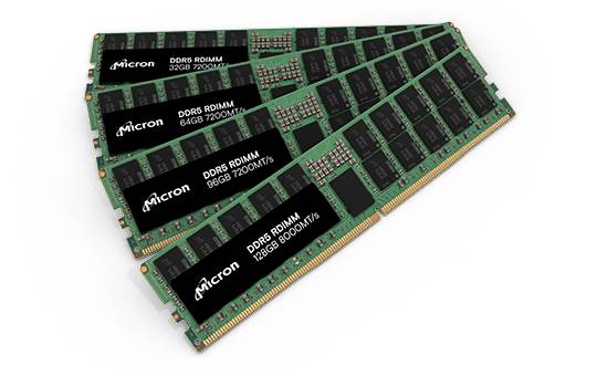 마이크론 DDR5 D램 [사진=마이크론]