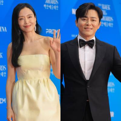 전도연, 조정석은 각각 '리볼버'와 '파일럿'으로 영화 부문 남녀 최우수 연기상을 수상했다. 사진 연합뉴스