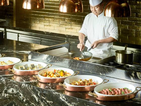 A hotel buffet [JOSUN HOTELS & RESORTS]