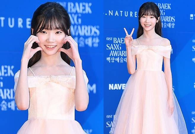 감태연이 순수함과 사랑스러움이 가득한 룩으로 동화 속 한 장면을 연상케 했다.사진=천정환 기자