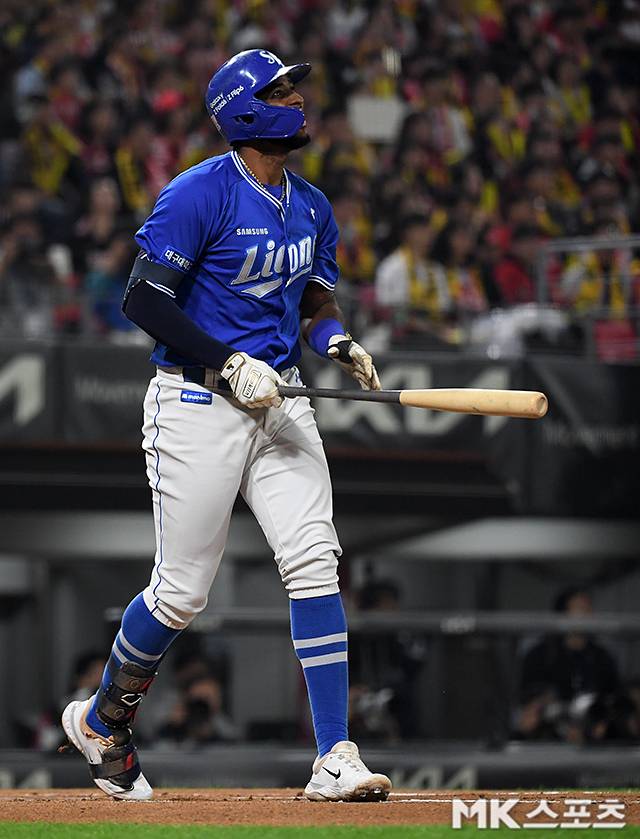 삼성 디아즈는 6일 대전 한화전에서 분전했다. 사진=천정환 기자