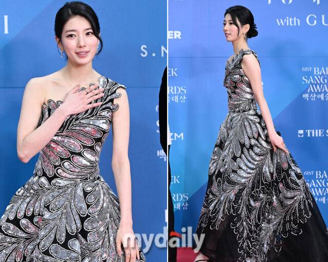 수지가 '백상예술대상'에서의 모습과 다른 일상 생활 모습을 보여줬다. / 마이데일리 DB