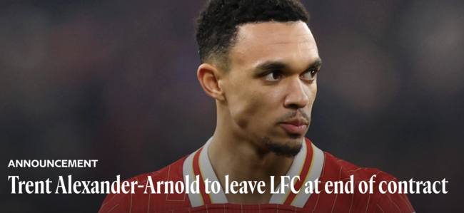 [사진] 알렉산더 아널드 / 리버풀 홈페이지