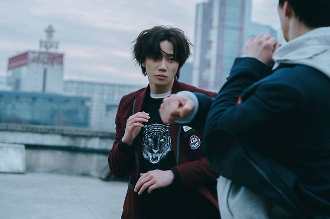 넷플릭스 드라마 ‘약한영웅 Class 2’에서 금성제 역을 맡은 배우 이준영 출연장면. 사진 넷플릭스