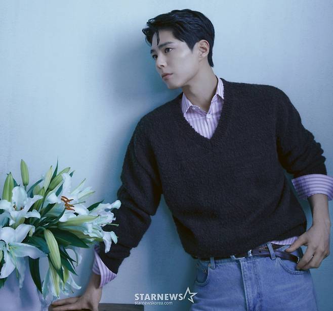 넷플릭스 오리지널 시리즈 '폭싹 속았수다'의 주연배우 박보검이 24일 진행된 인터뷰를 위해 포즈를 취하고 있다. /사진제공=넷플릭스 2025.03.24 /사진=이동훈 photoguy@