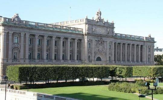 스웨덴 스톡홀름 국회의사당 [SNS 캡처 사진]