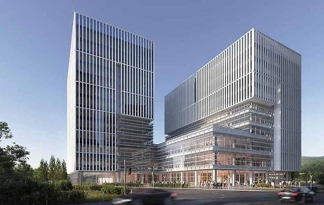 '서강-판교 디지털혁신캠퍼스'가 설치된 판교 제2테크노밸리 내 위든타워  [성남시 제공. 재판매 및 DB 금지]