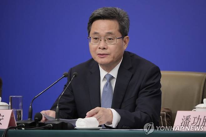 란포안 중국 재정부장 [AP 연합뉴스 자료사진. 재판매 및 DB 금지]