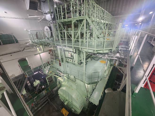 HMM 펄호 메인 엔진./사진=도다솔 기자