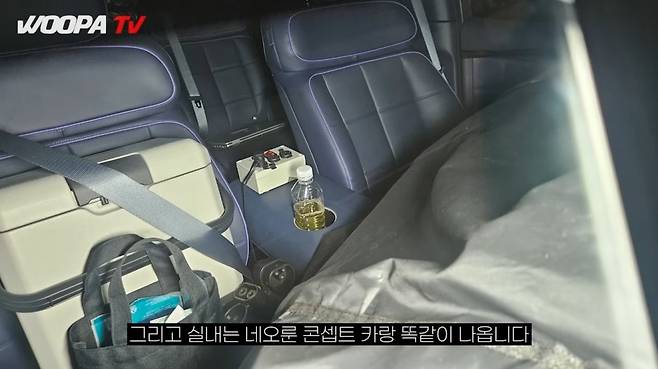 사진 : 제네시스 GV90 테스트카 실내 (출처=우파TV)