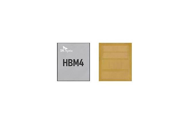 SK하이닉스가 세계 최초로 샘플을 공급한 HBM4(6세대 HBM) 12단./SK하이닉스 제공